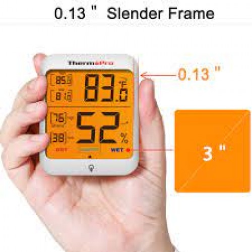 Meter Thermo Pro Backlit Large Digit- Temperature/Humidity meter 