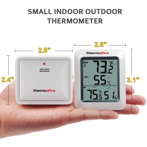 Meter Thermo Pro + Sensor Wireless - Temperature/Humidity 